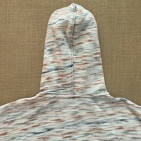 Free People Movement Honey Dove Oversized Hoodie Sweatshirt, Ocean Combo Print - Picture 9 of 12